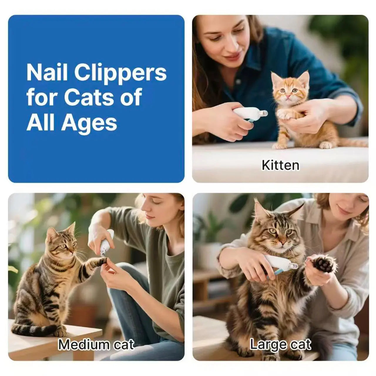Pet Nail Clipper with Adjustable Aperture, 1 Count Pet Nail Trimmer with Nail File for Puppies, Safe Pet Claw Clipper Grooming Tool for Indoor & Outdoor Paw Trimmer